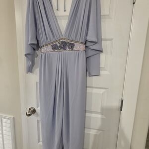 *EUC* Stunning Lilac Evening Dress with Embellished Waist!!